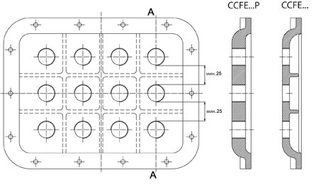 Взрывозащищенные коробки типа CCFE (взрывонепроницаемые оболочки)