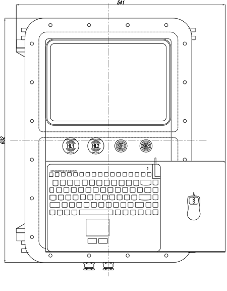 взрывозащищенные компьютеры CCFE45B-COMPUTER, CCFE5B-COMPUTER