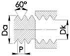 Резьба ISO 965 Metric (метрическая)