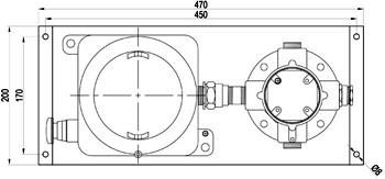 СВЕТИЛЬНИК ВЗРЫВОЗАЩИЩЕННЫЙ EVX-4060-2100/EVSOS /БАТАРЕЯ